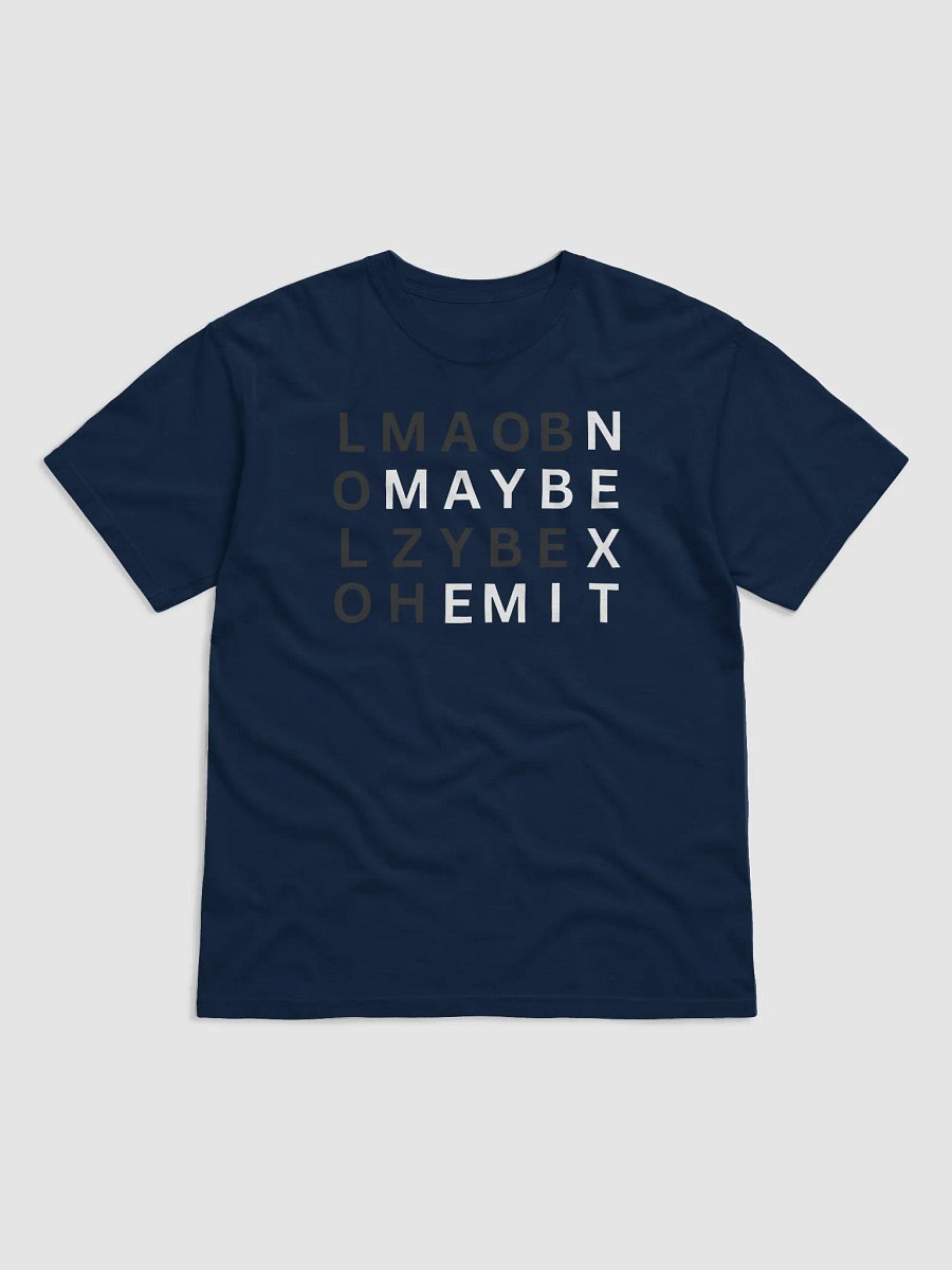 Maby Next Time White Text Graphic Tee product image (3)
