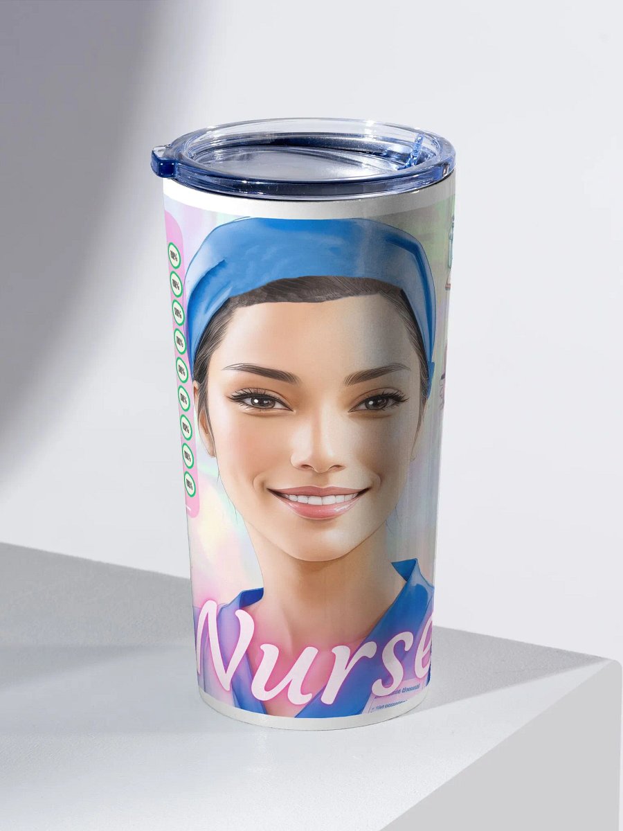 Latina Nurse 20 oz Stainless Steel Tumbler product image (3)