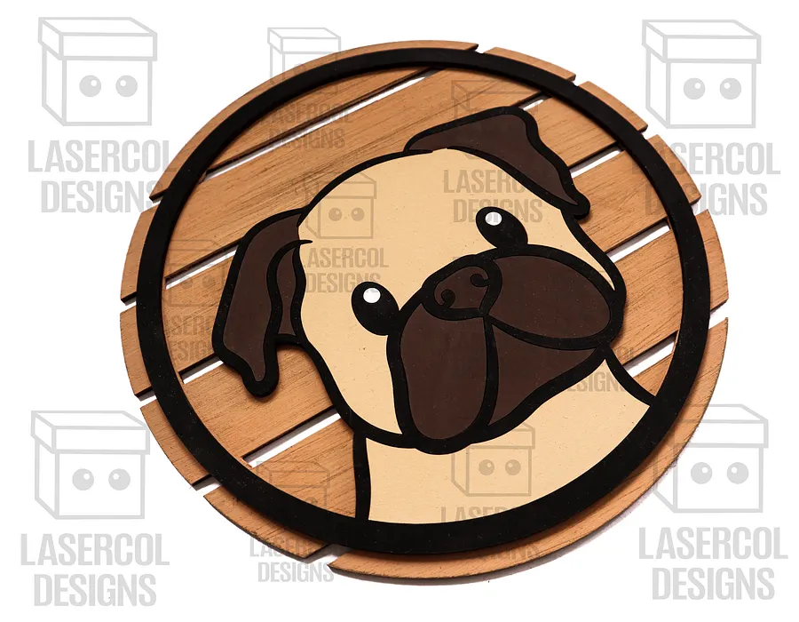 Animals DIY Paint Kit Puzzle Set 3 - Laser Cut Files product image (2)