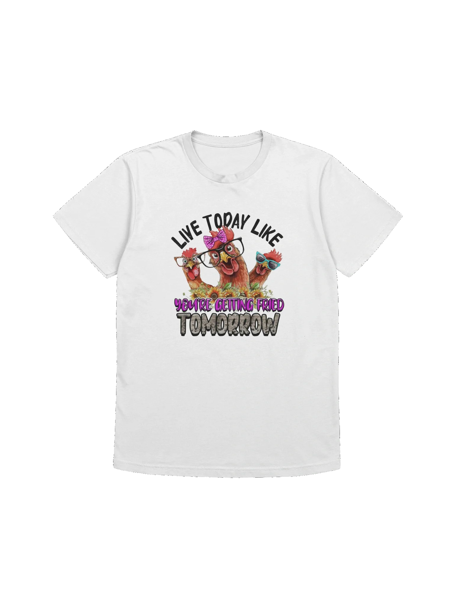 Fried Tomorrow Chickens Graphic Tee product image (3)