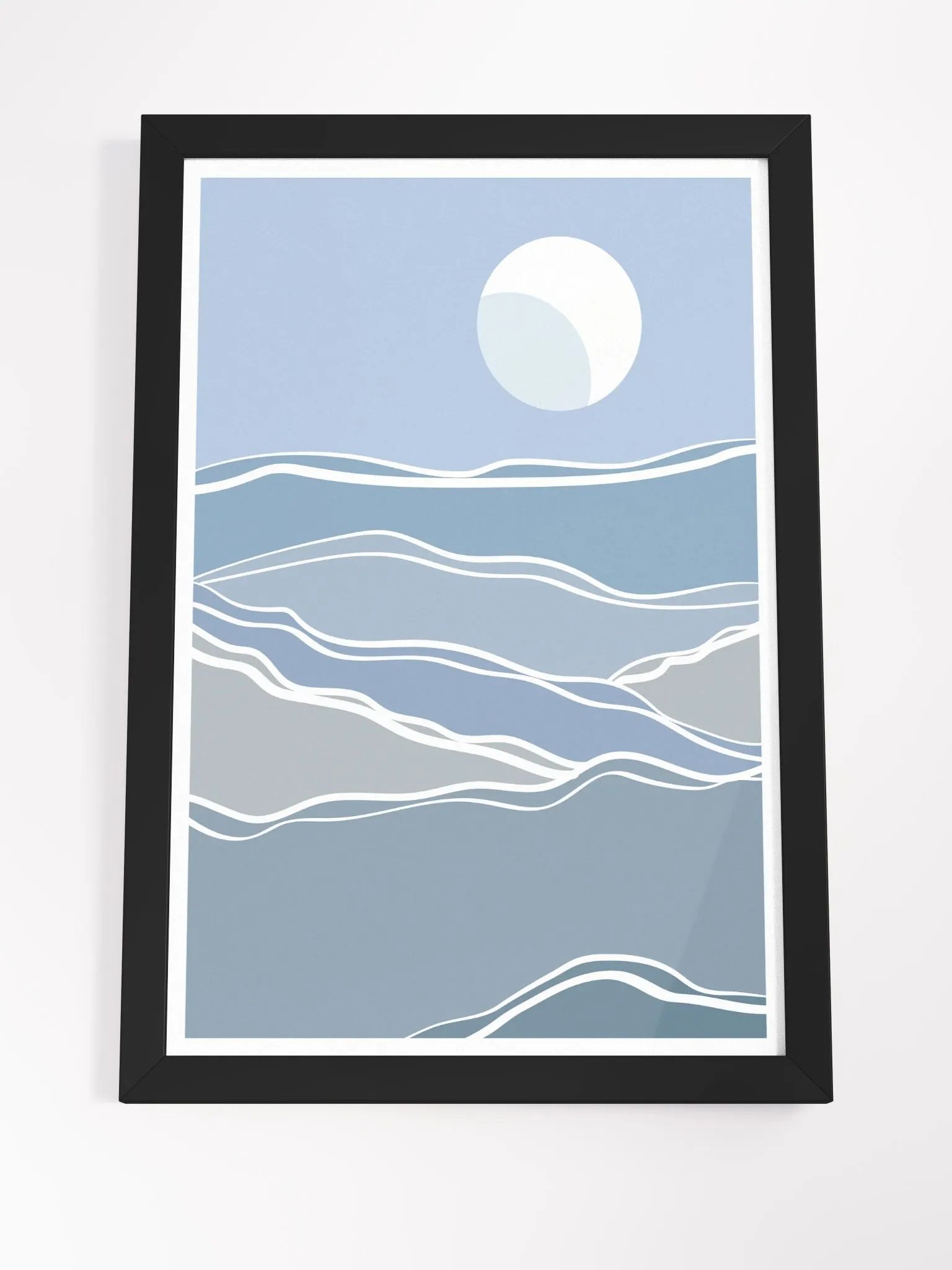 Serenity Waves Framed Poster product image (24)