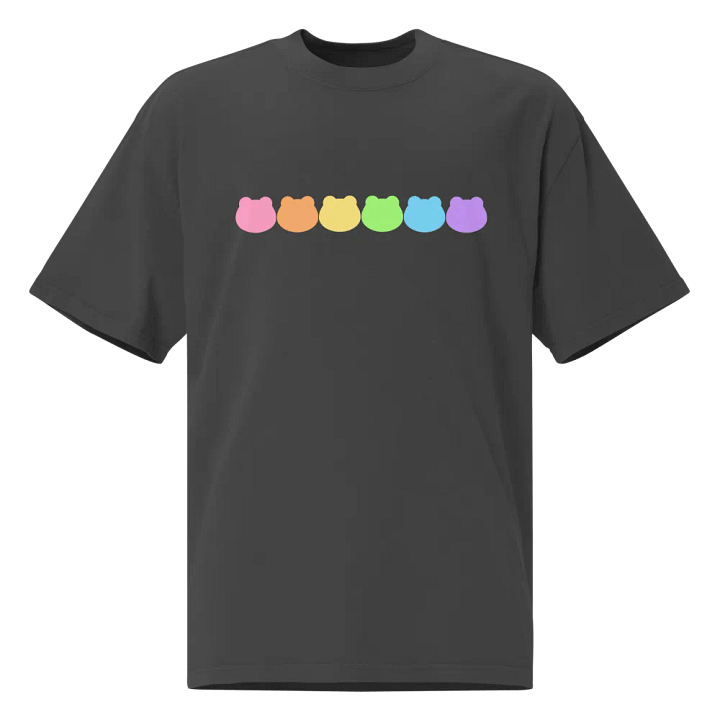 Rainbow Fronk Oversized T-Shirt product image (1)