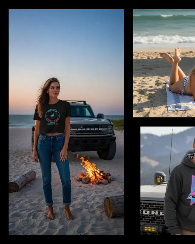 🔥 Adventure meets style! From the beach 🌊 to the mountains 🏔️, we’ve got the gear that keeps Bigfoot vibes alive. 👕🧢 Shop the full Destination Bigfoot Bronco collection now! DESTINATIONBIGFOOTBRONCO.COM #OffRoadLife #merch #clothing #bronco #fyp