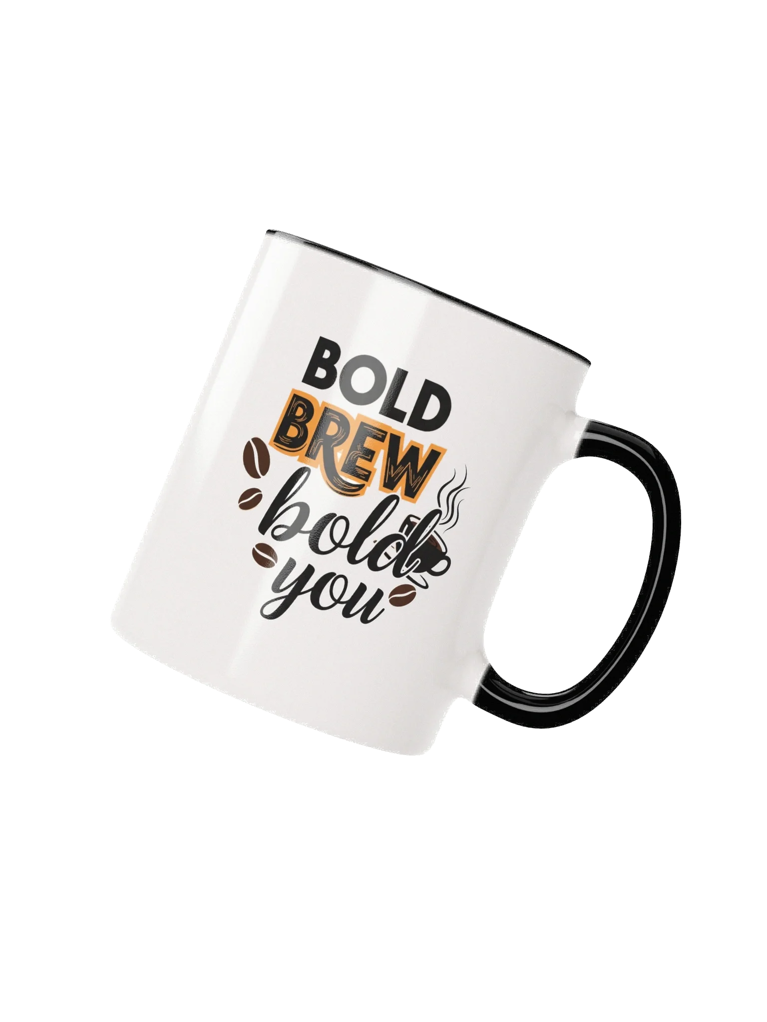 Bold Brew, Bold You Coffee Mug – Empower Your Morning with Every Sip | Motivational Ceramic Tea Cup for Bold Personalities product image (2)