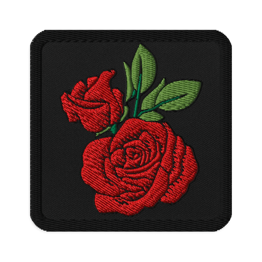 The Rose Garden Embroidered Patch (Square) product image (1)