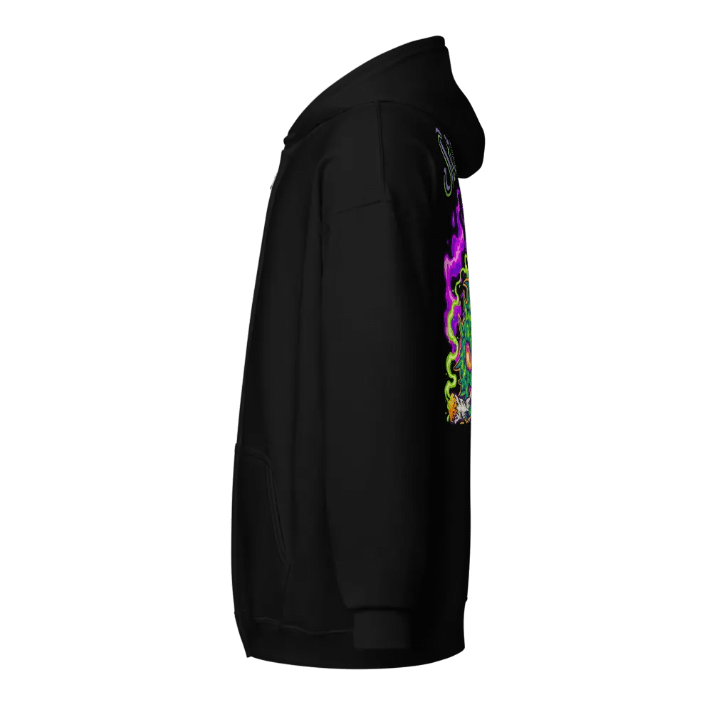 420 Stabcrazy heavy zip hoodie product image (3)