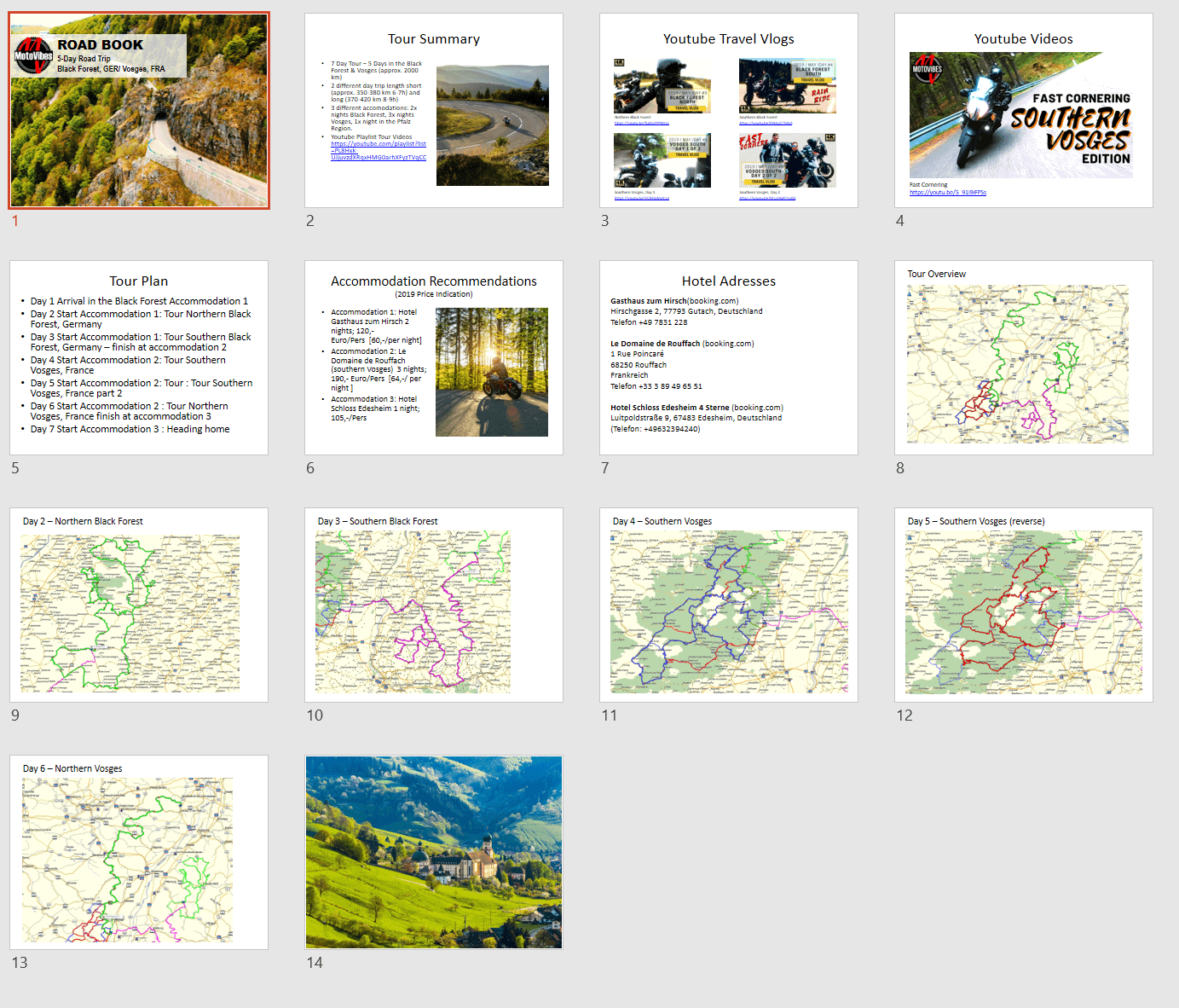BLACK FOREST & VOSGES - 5 Days, 2000 km, Tour Book & GPX Data product image (3)