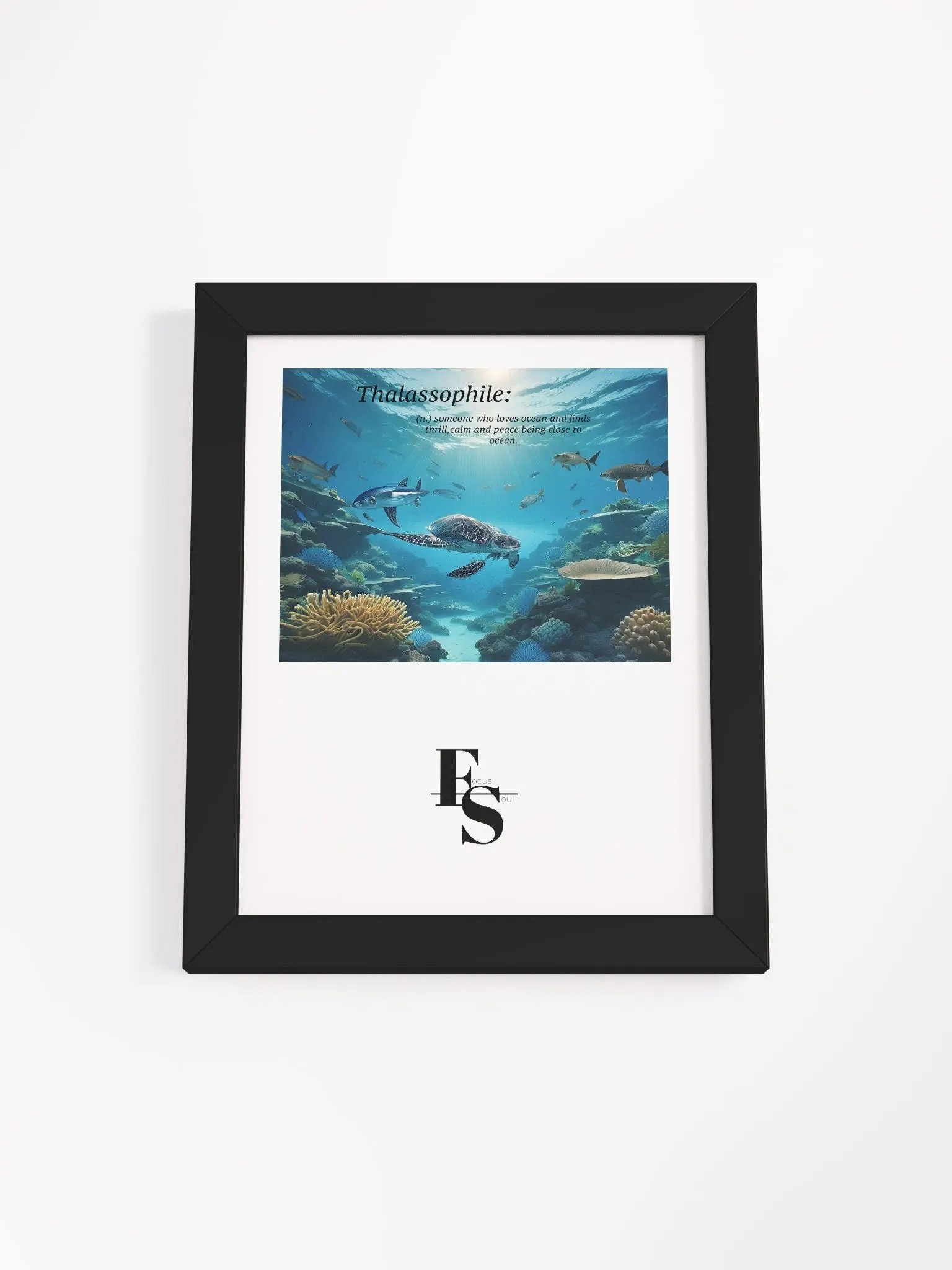 Tranquil Ocean Serenade Framed Poster product image (1)