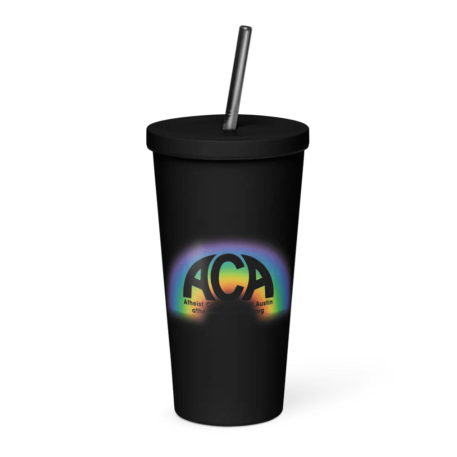 The Atheist Community of Austin Rainbow Tumbler product image (1)