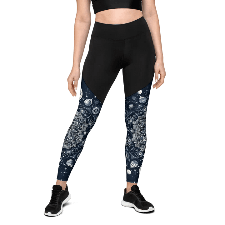 All-Over Print Sports Leggings product image (2)