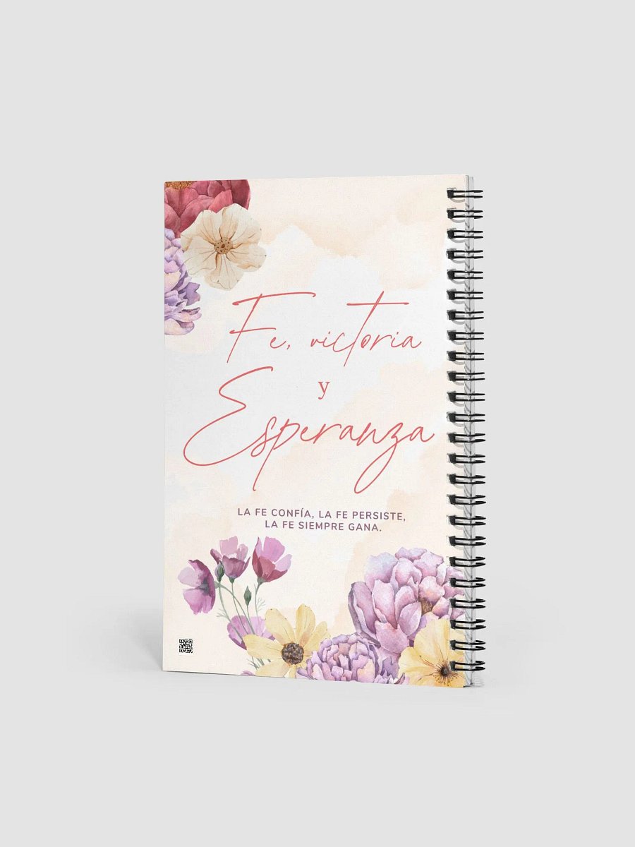 Fe, Victoria y Esperanza Spiral Notebook product image (2)