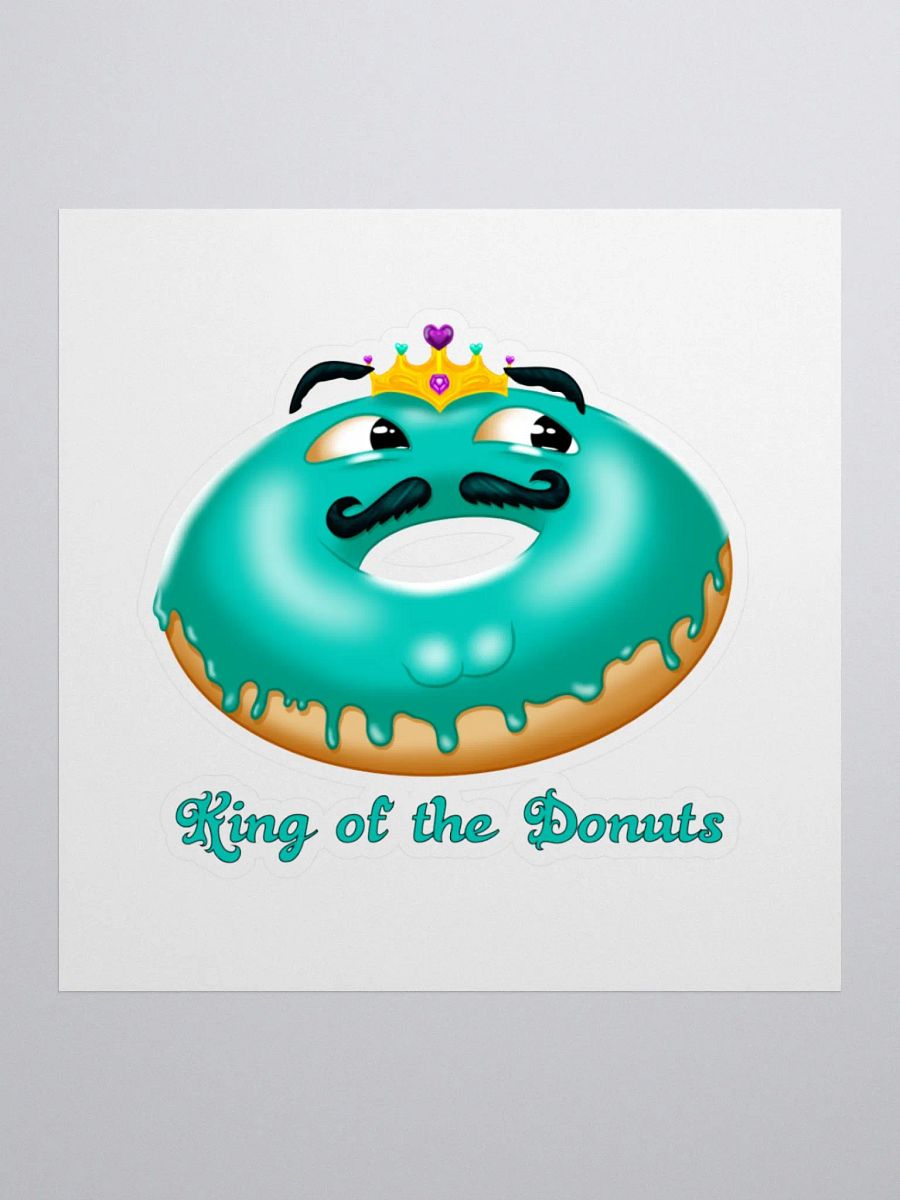 King of the Donuts KissCut Sticker product image (2)
