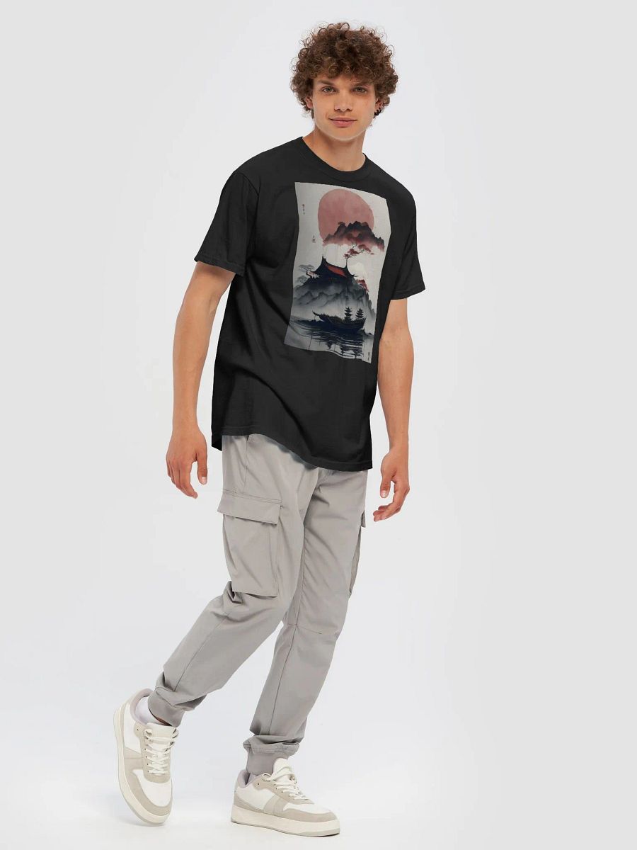 Ethereal Serenity: Chinese Landscape T-Shirt product image (62)