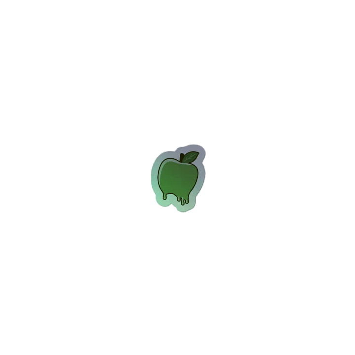 Melting Apple Holographic Sticker Sheet product image (2)
