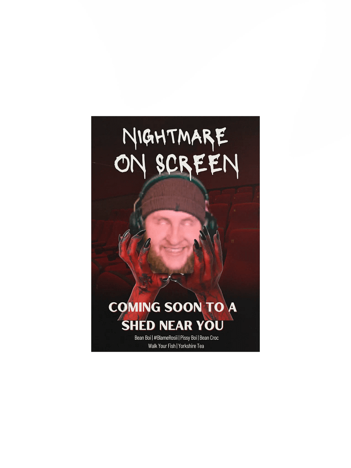 'NIGHTMARE ON SCREEN' Poster product image (1)