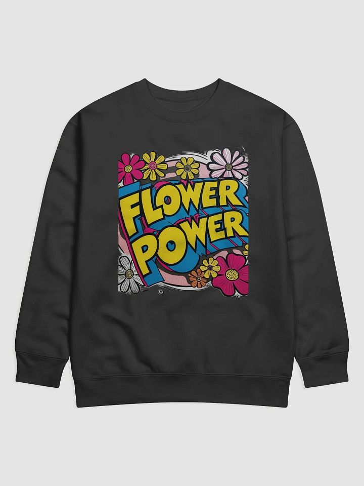 Psychedelic Flower Power Sweatshirt product image (1)