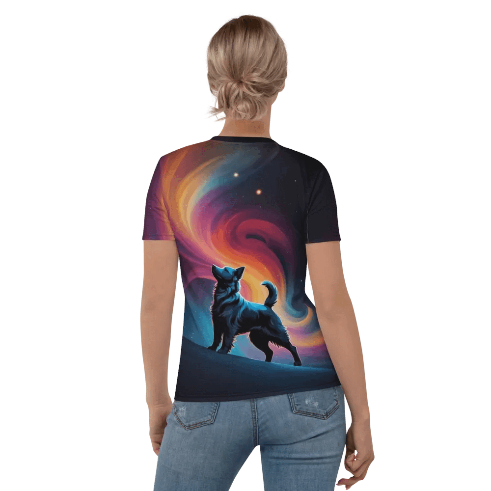 I Love My Personal Stalker Dog All Over Print T-shirt product image (6)