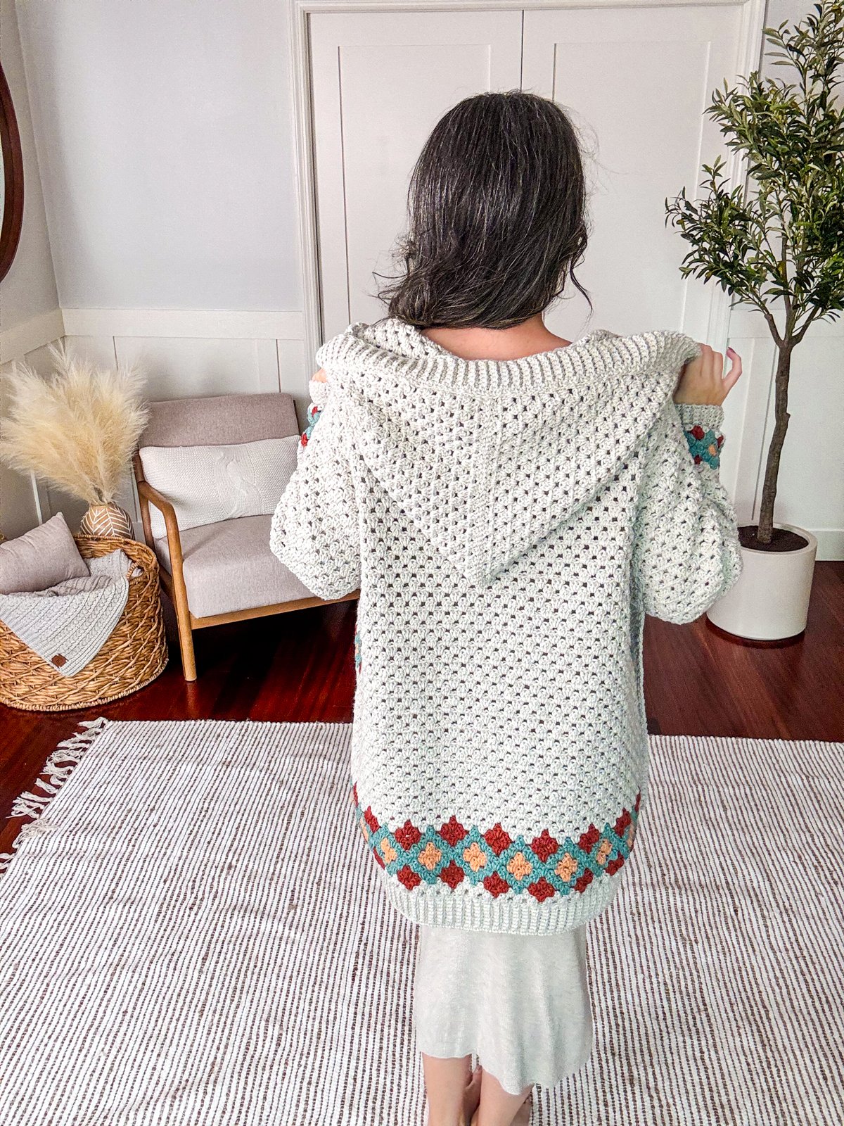 Gemstone Granny Crochet Cardigan Pattern product image (9)
