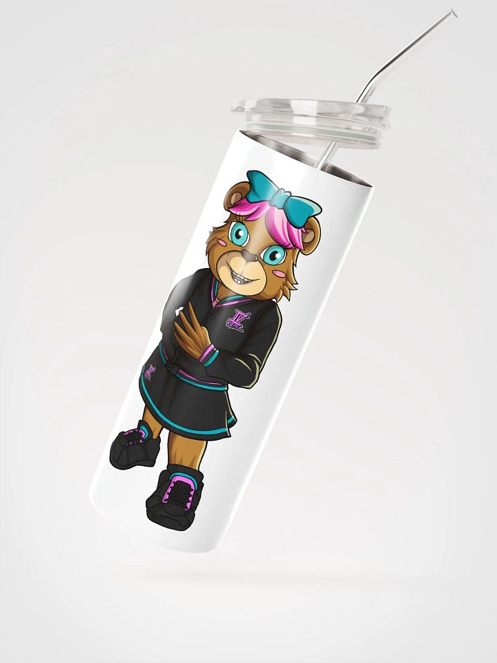 Standing Girl Bear Stainless Steel Tumbler product image (7)