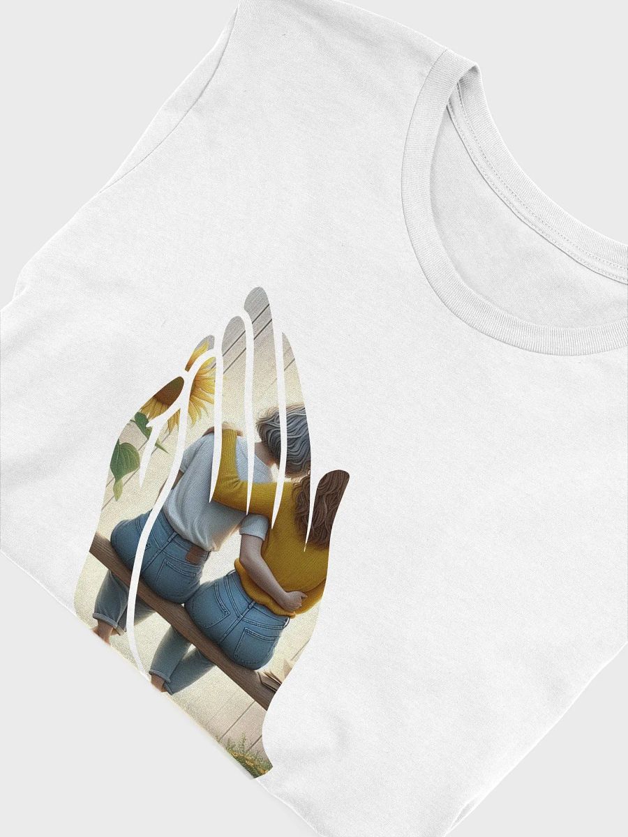 Moma Prayer Hand Cutout Silhouette T-Shirt Design product image (4)