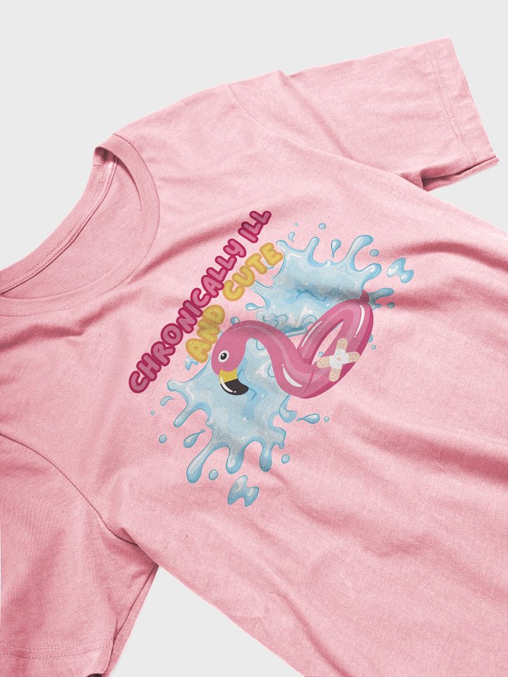 Summer Flamingo Chronically Ill and Cute Tee product image (1)
