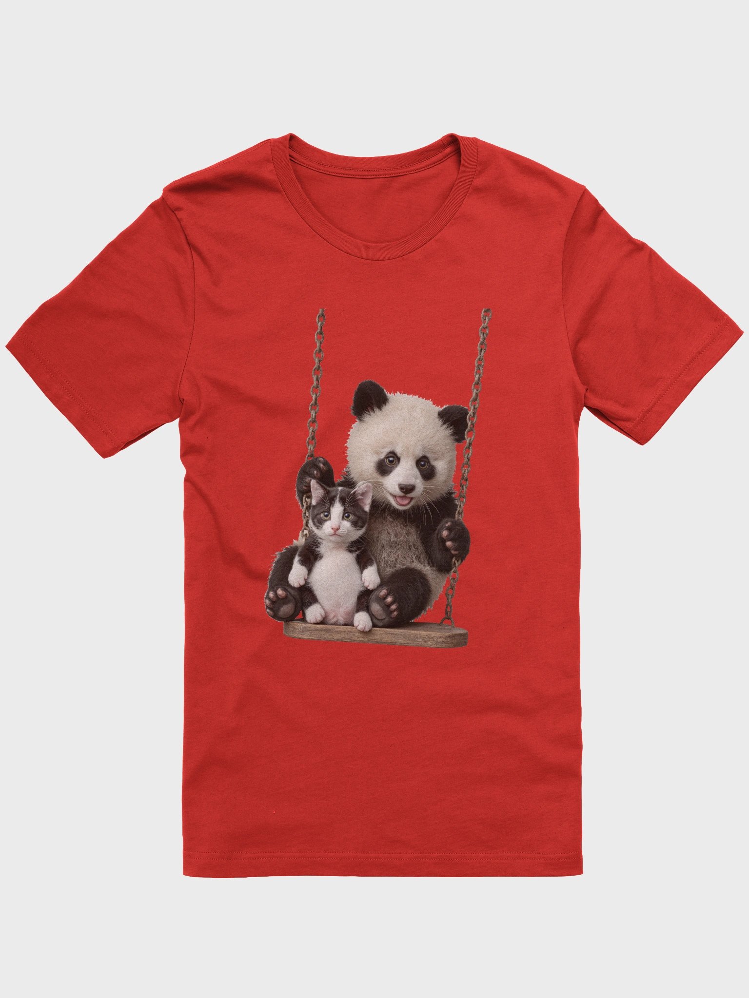 Panda and Kitten Swing Duo T-Shirt product image (8)