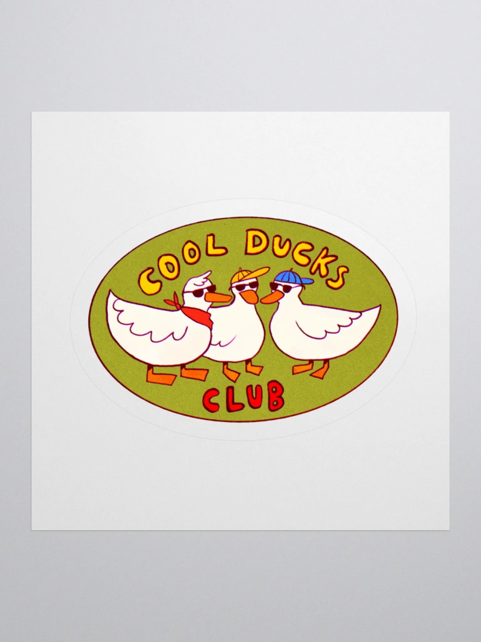 Cool Ducks Club Sticker product image (2)