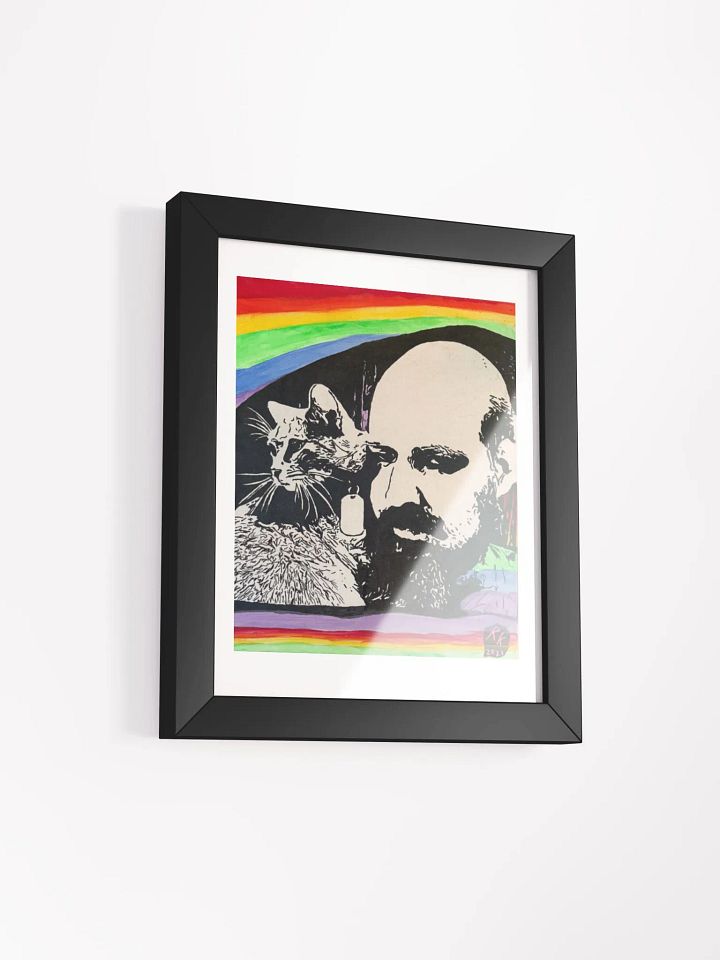 Framed Print of "My Cat and I" product image (2)