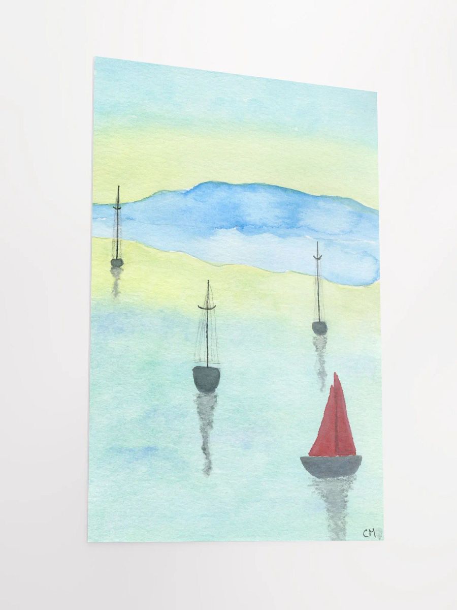 Boats: Watercolor Poster product image (2)