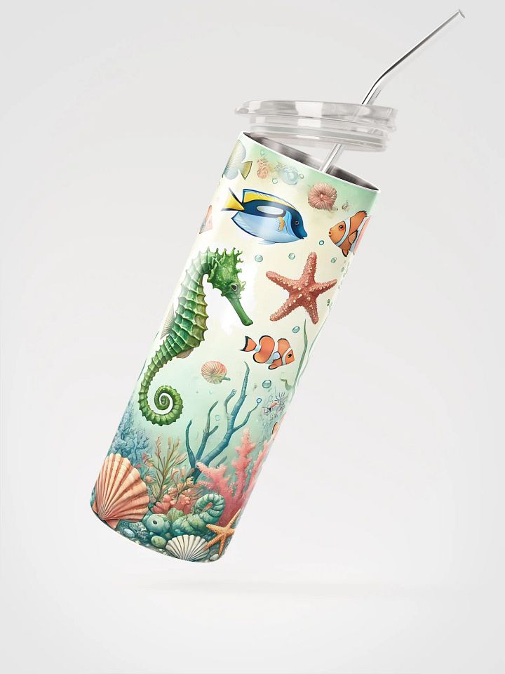 Oceanic Elegance Stainless Steel Tumbler product image (2)