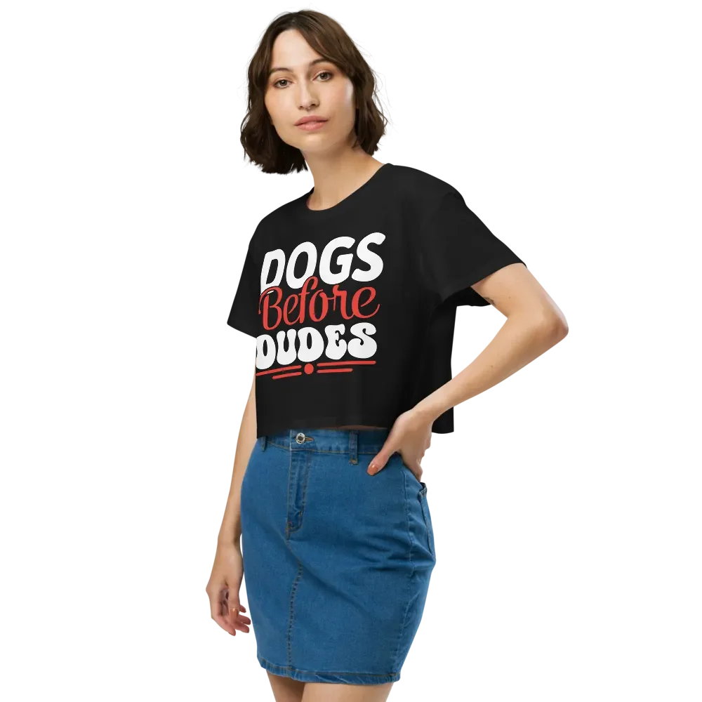 DOGS Before DUDES Crop Top product image (6)