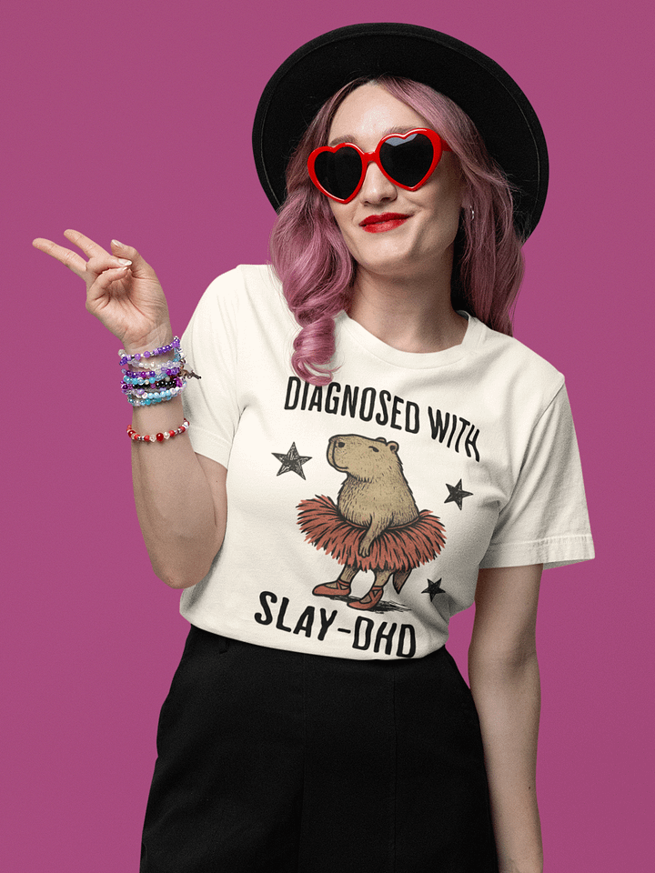 Slay-DHD Capybara Tee product image (1)