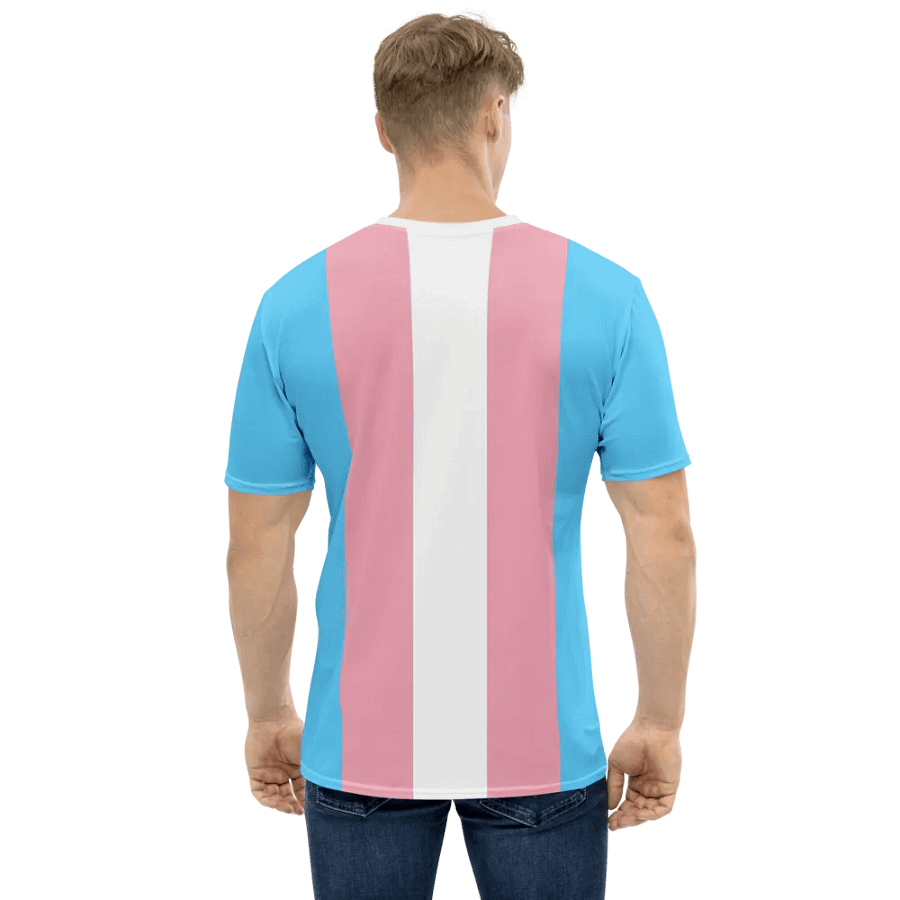 Trans Pride Flag - All-Over Print T-Shirt product image (4)