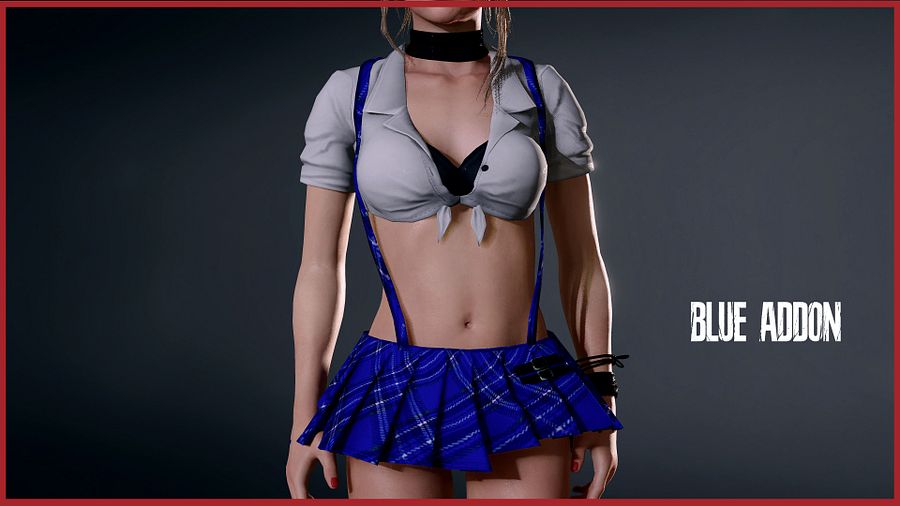 Resident Evil 2 Remake: SB School Girl 2 Mod product image (3)
