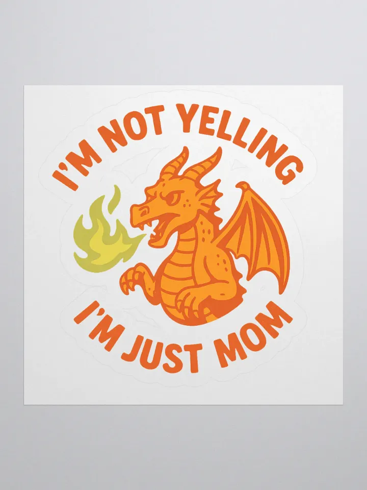 Dragon Mom Kiss Cut Stickers product image (1)