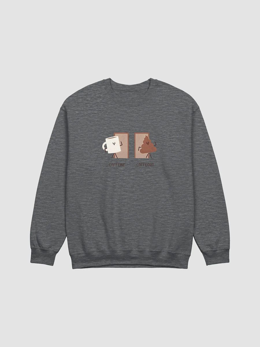 Caffeine vs Caffeout Cartoon Sweatshirt product image (8)
