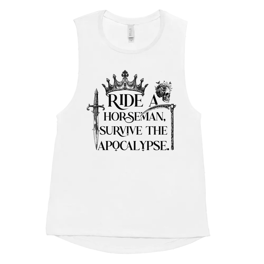 Ride a Horseman Bella+Canvas Women's Flowy Muscle Tank product image (56)