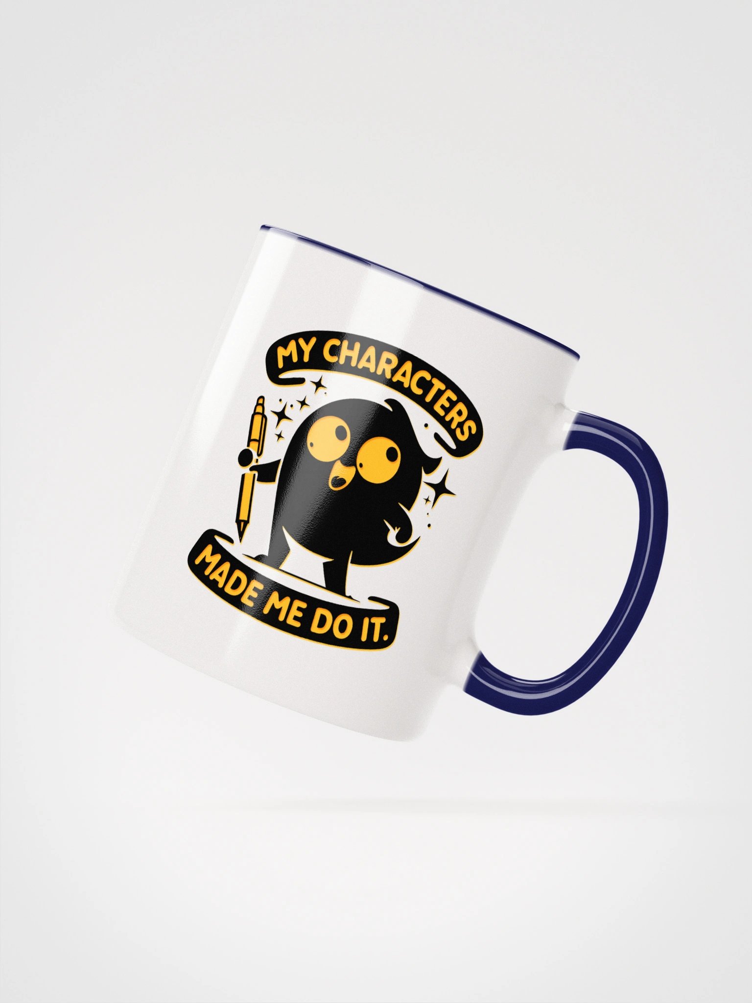 My Characters Made me Do It—Ceramic Mug with Color Inside (11 & 15oz) product image (16)