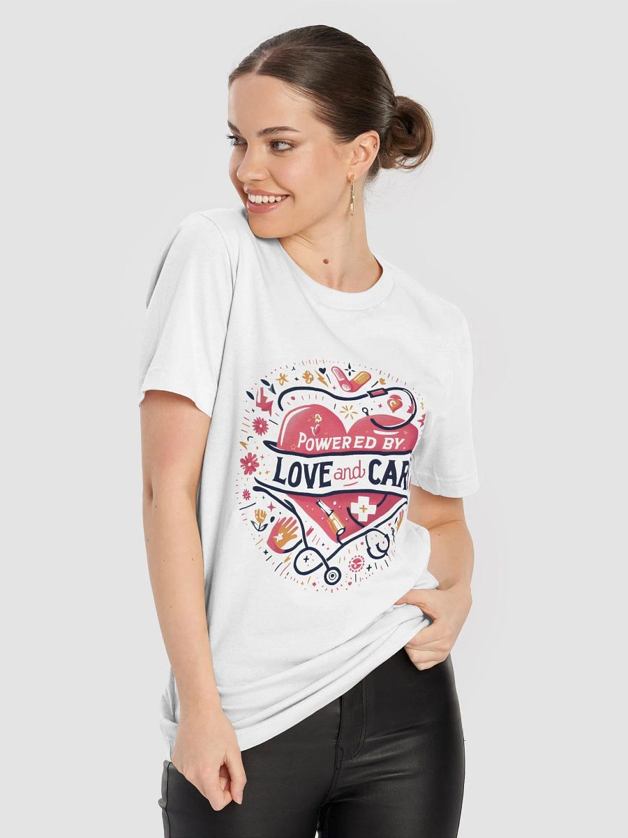 love and care heart shape design t-shirt product image (8)