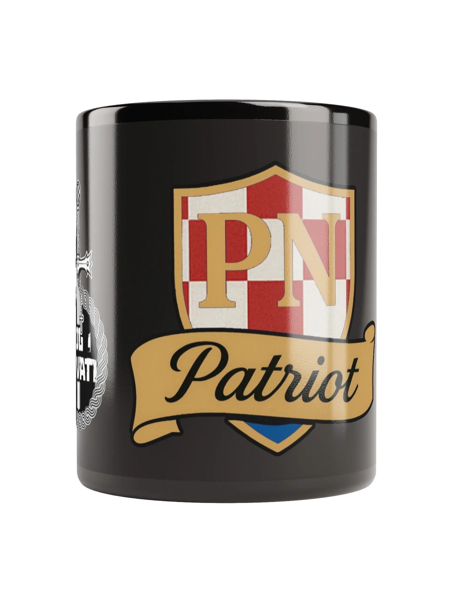 Patriotic Shield Black Glossy Mug product image (10)