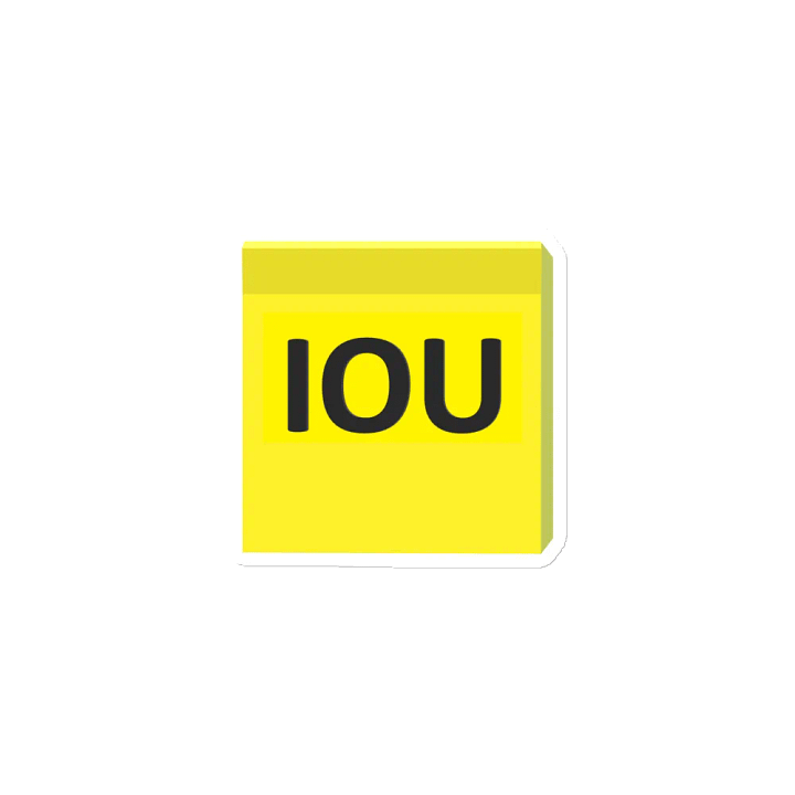 IOU Magnet product image (1)