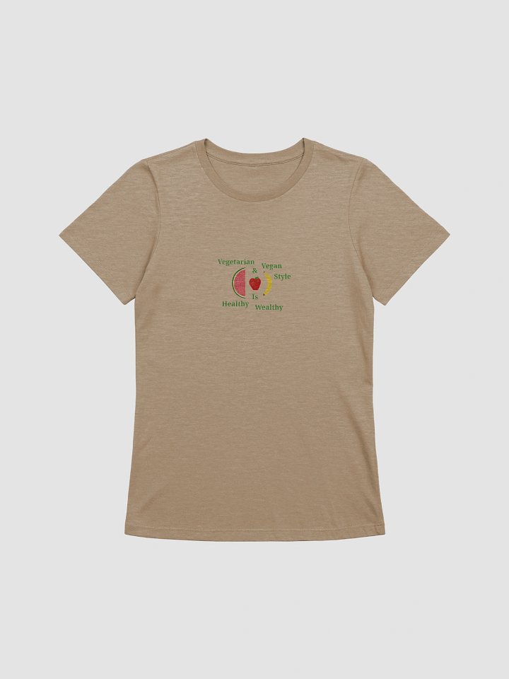 Healthy Wealthy Vegetarian & Vegan Tee product image (1)