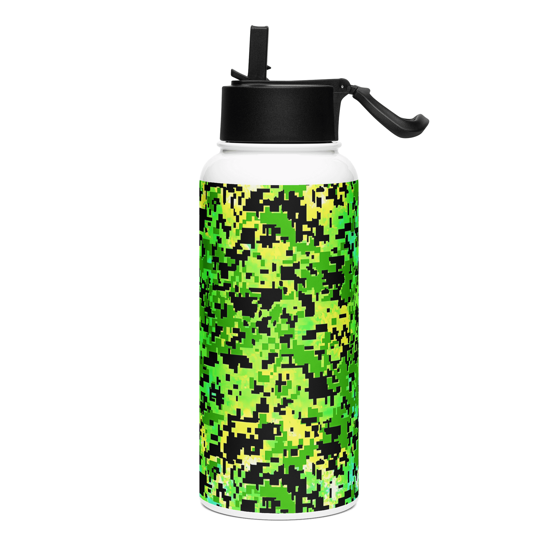 Pixelated Camo Stainless Steel Bottle product image (3)