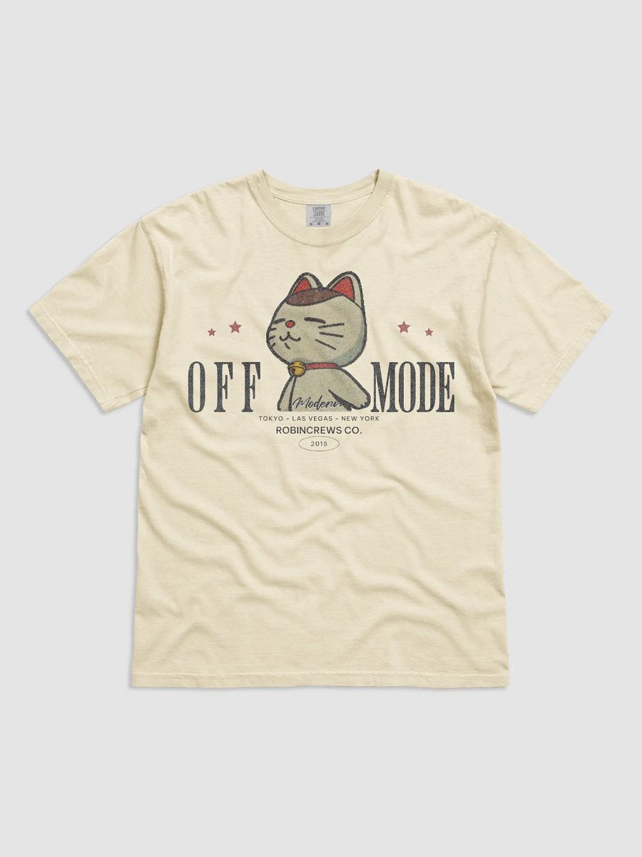 Off Mode Cat T Shirt Relaxed Graphic Tee product image (5)