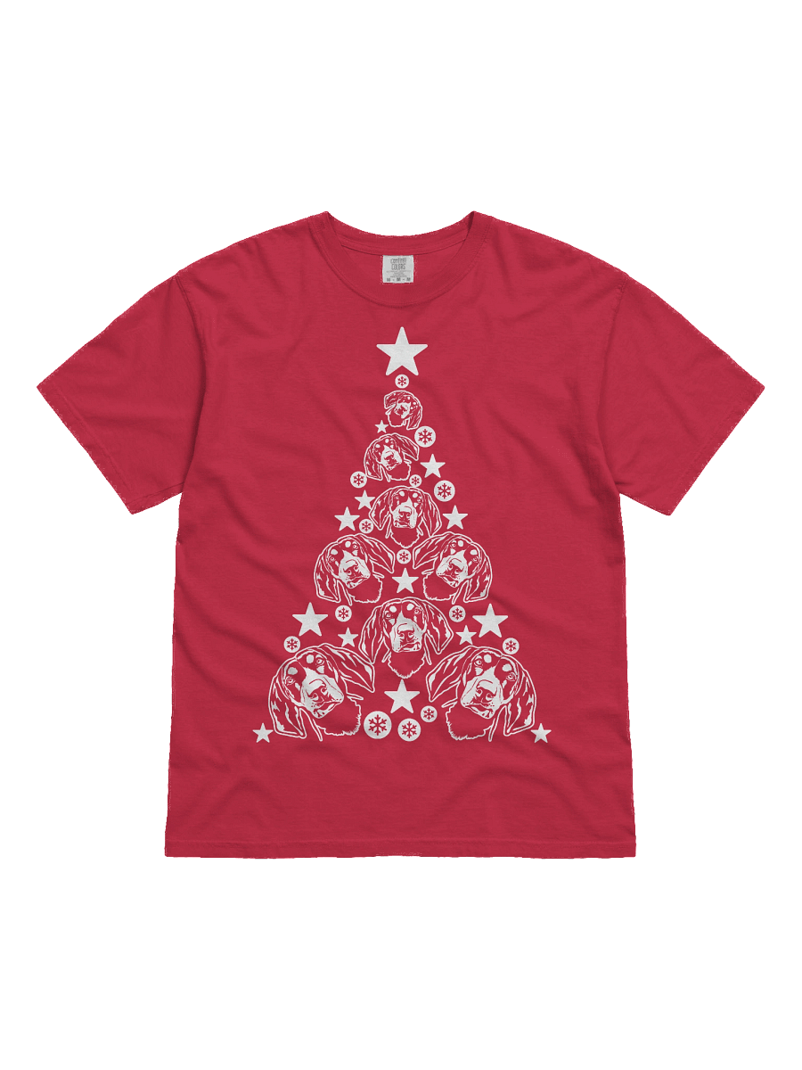 Bluetick Coonhound Christmas Tree T-Shirt product image (31)