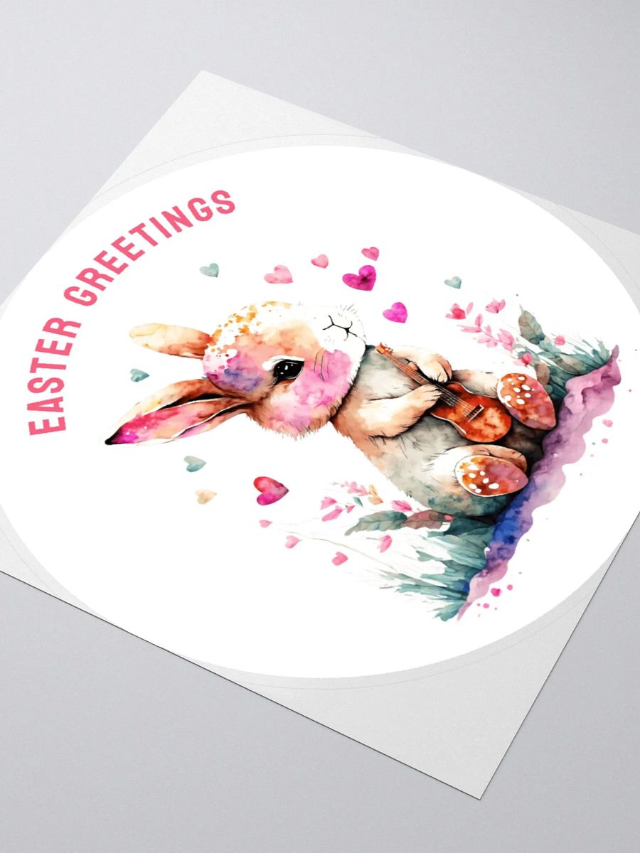 Guitar Playing Bunny Easter Greetings product image (4)