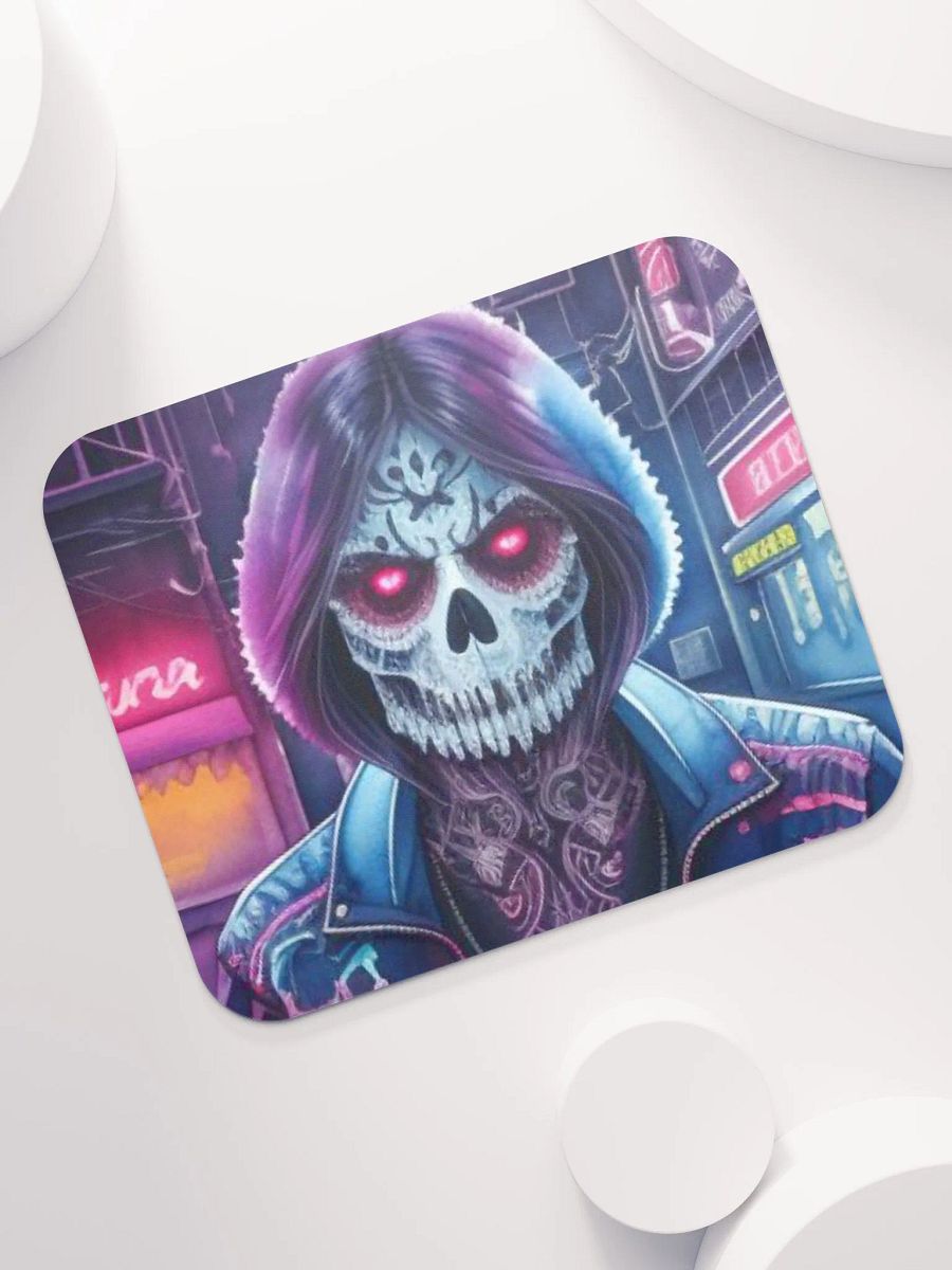 Neon Female Grim Reaper Mousepad product image (7)
