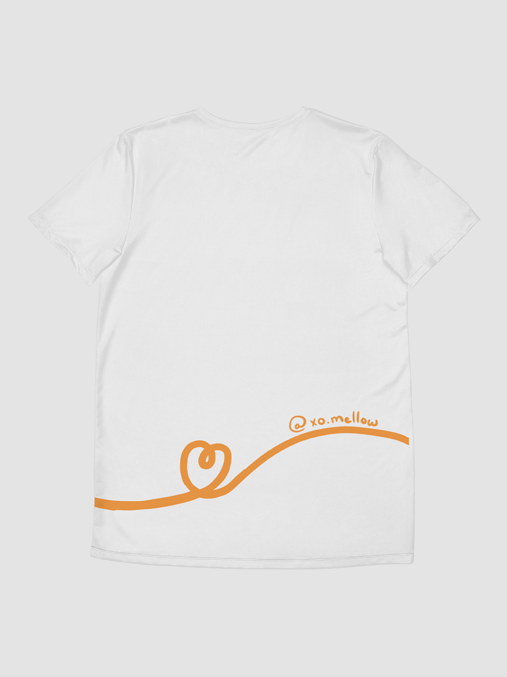 Mellow Ribbon All-Over Print Athletic T-Shirt (White) product image (2)