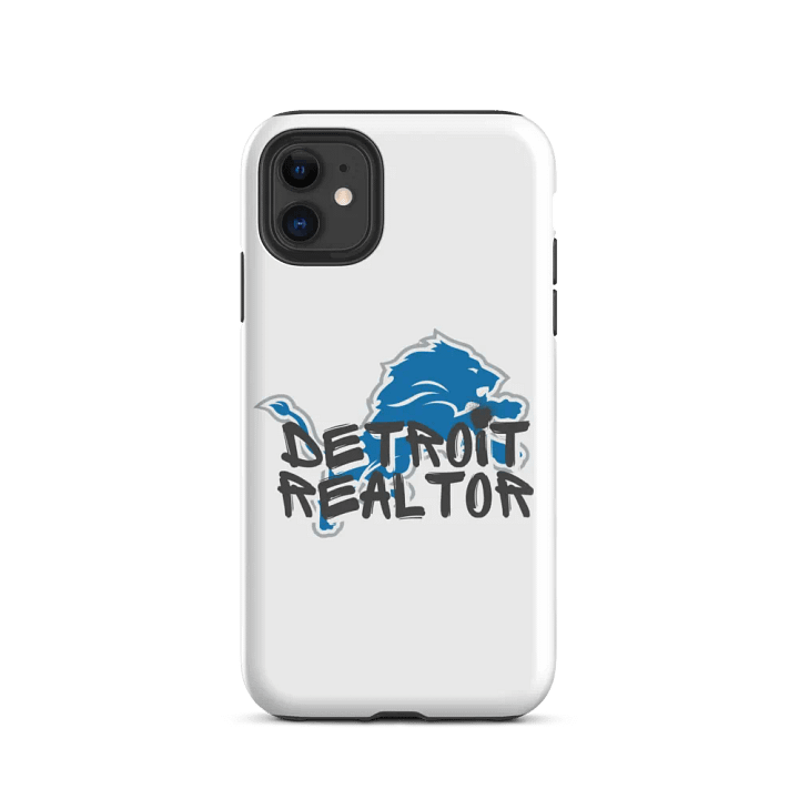 Detroit Realtor Lion Tough iPhone® Case - WHITE product image (24)