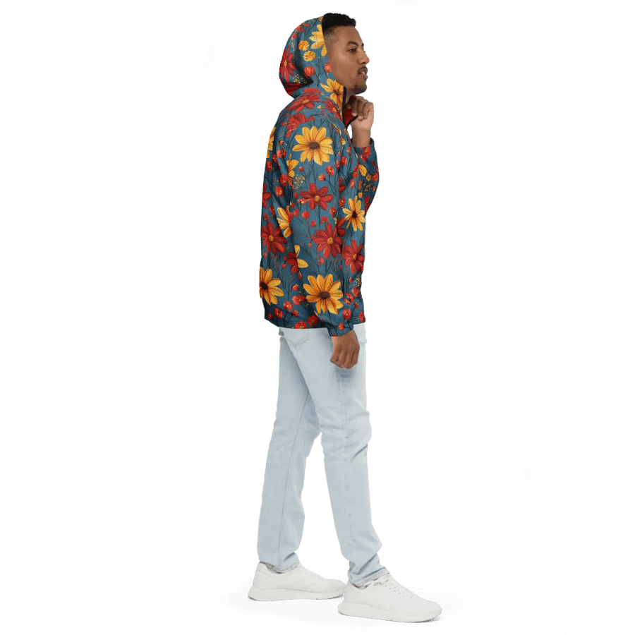 Carmine Breeze All-Over Windbreaker product image (11)